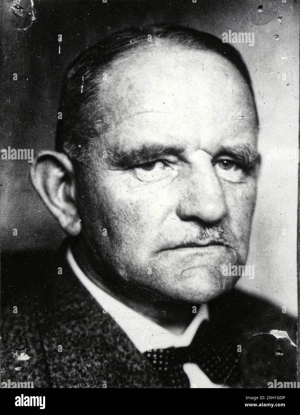 Porträt von Wilhelm Faupel, deutscher Diplomat, Diener des NS-Regimes und von Deutschland bei der Regierung von General Franco. 1934 Stockfoto