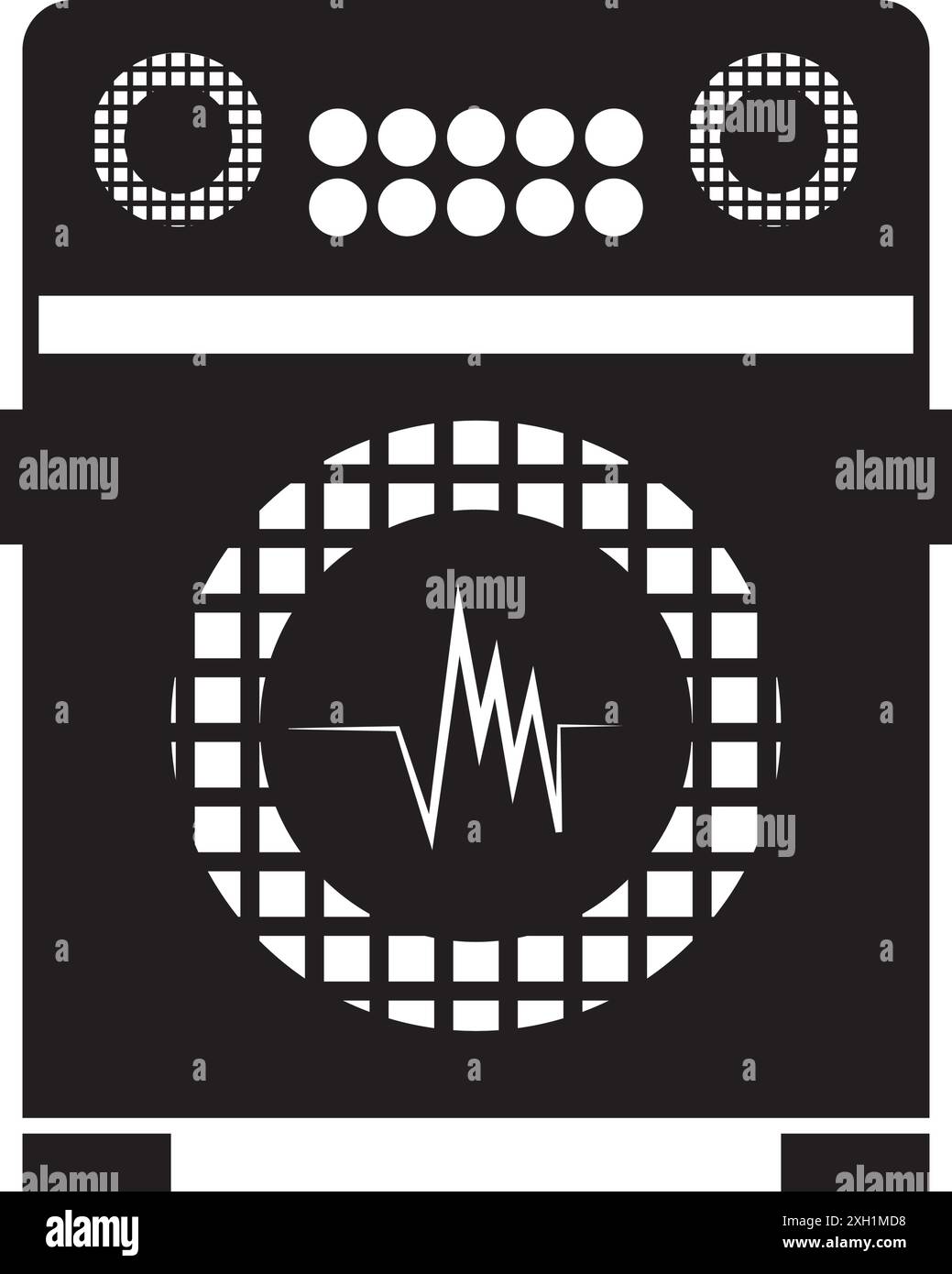 Soundsystem Symbol Vektor Illustration Symbol Design Stock Vektor