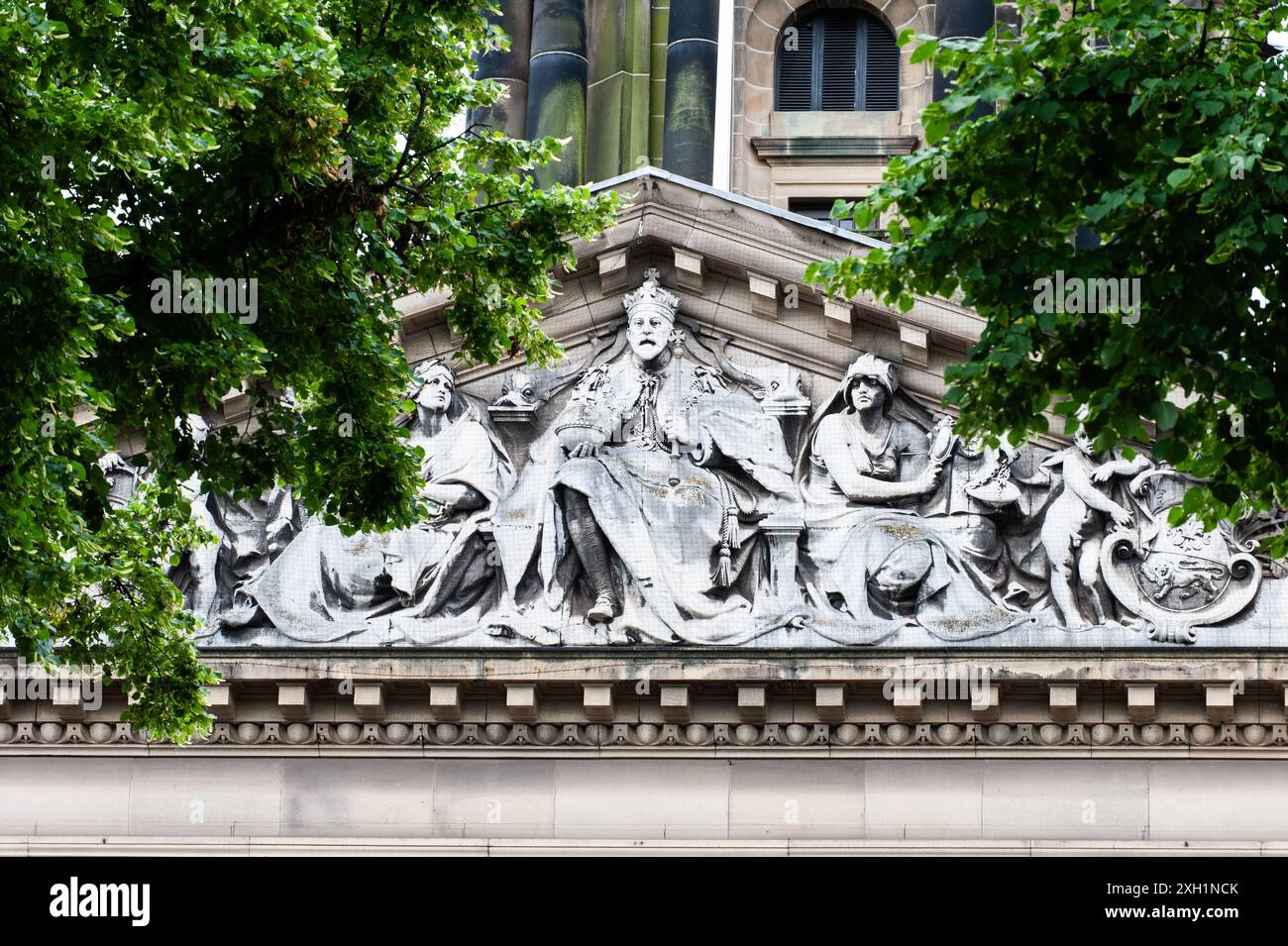 Lancaster City Centre, Lancaster, Lancashire, England, Vereinigtes Königreich Stockfoto