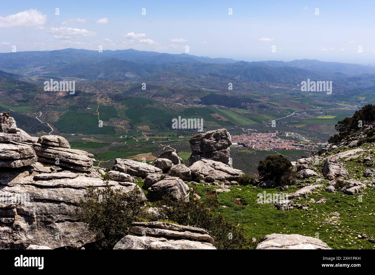 Nationalpark El Torcal de Antequera, Andalusien, Spanien Stockfoto