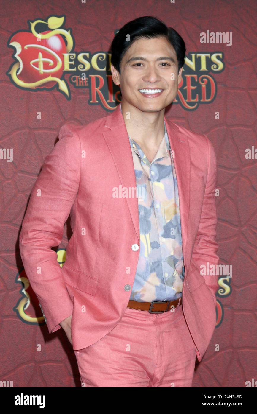 Paolo Montalban at Arrivals for DESENDANTS: THE RISE OF RED Premiere, The Walt Disney Studios Lot, Los Angeles, CA, 10. Juli 2024. Foto: Priscilla Grant/Everett Collection Stockfoto