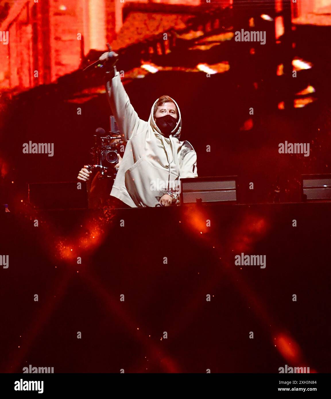 Quebec City, Kanada. Juli 2024. Alan Walker tritt am 7. Tag des Festivals d'été de Québec am 10. Juli 2024 in Québec auf. Foto: C Flanigan/imageSPACE/SIPA USA Credit: SIPA US/Alamy Live News Stockfoto