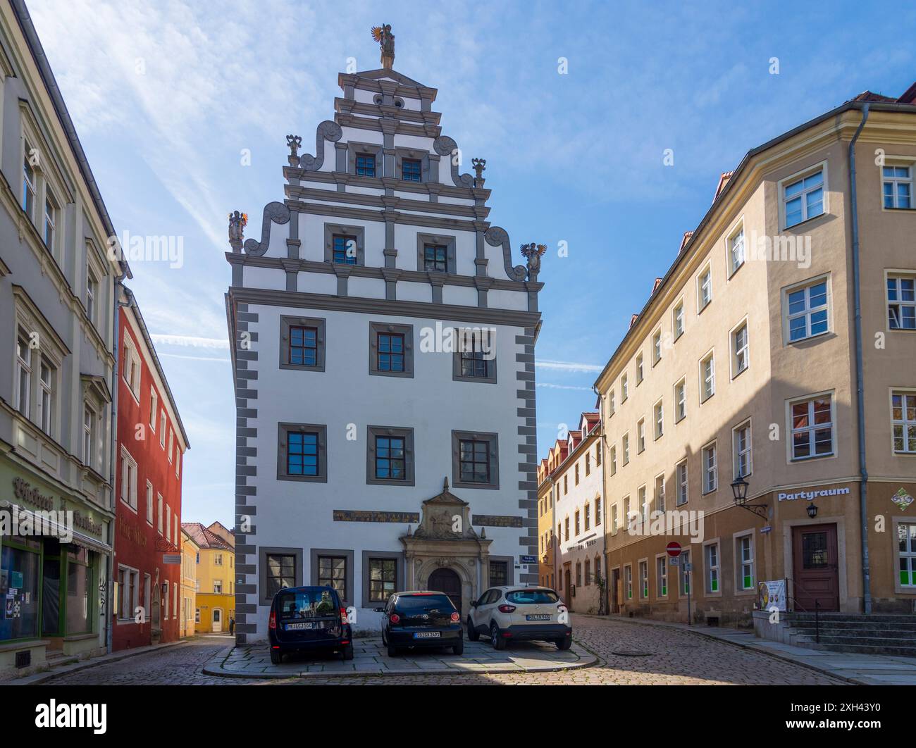 Meißen: Altstadt, Haus Bahrmannsches Brauhaus in , Sachsen, Deutschland Stockfoto