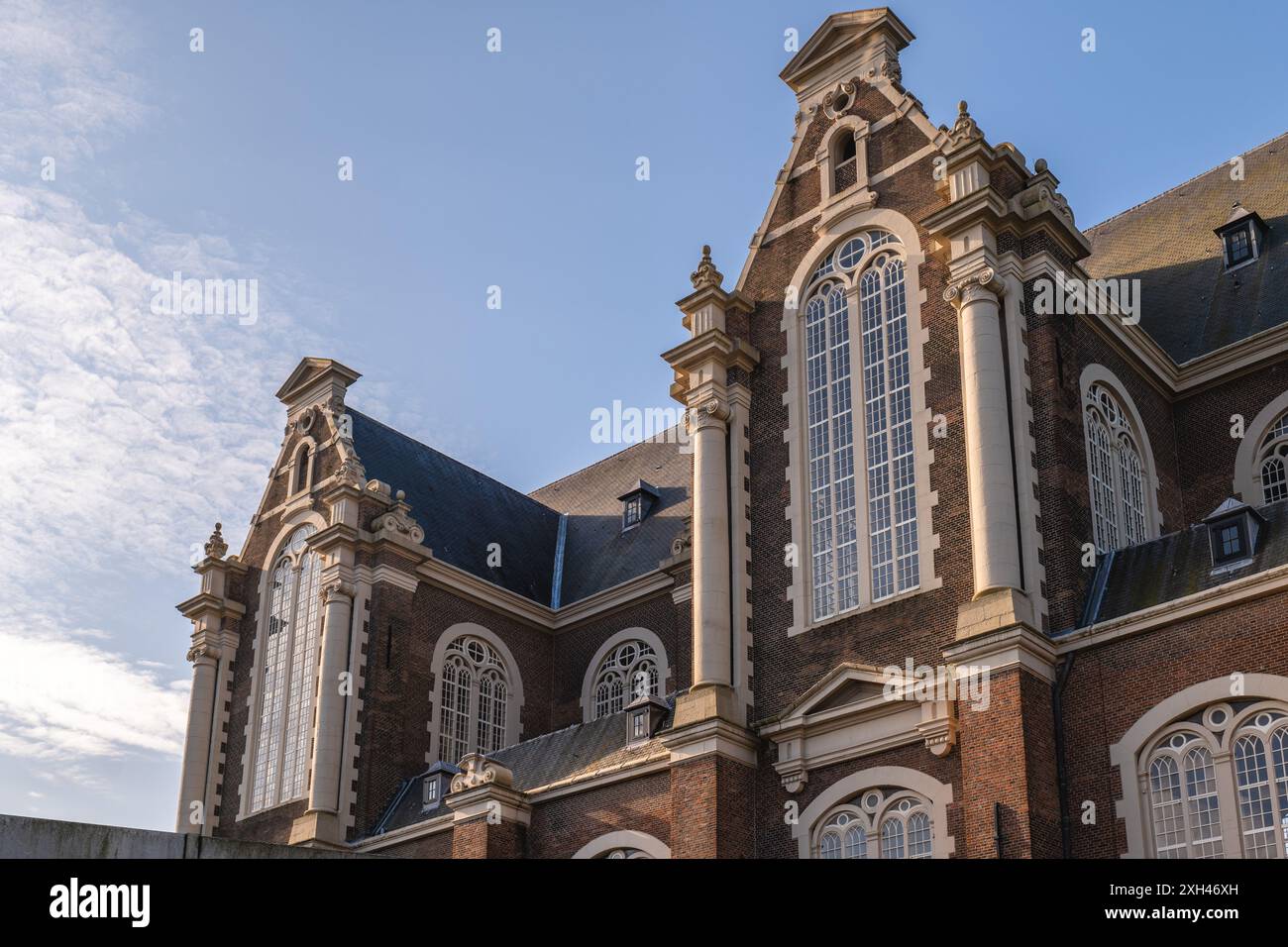 Westerkerk, westliche Kirche, eine reformierte Kirche innerhalb des niederländischen protestantischen Calvinismus in Amsterdam, Niederlande Stockfoto