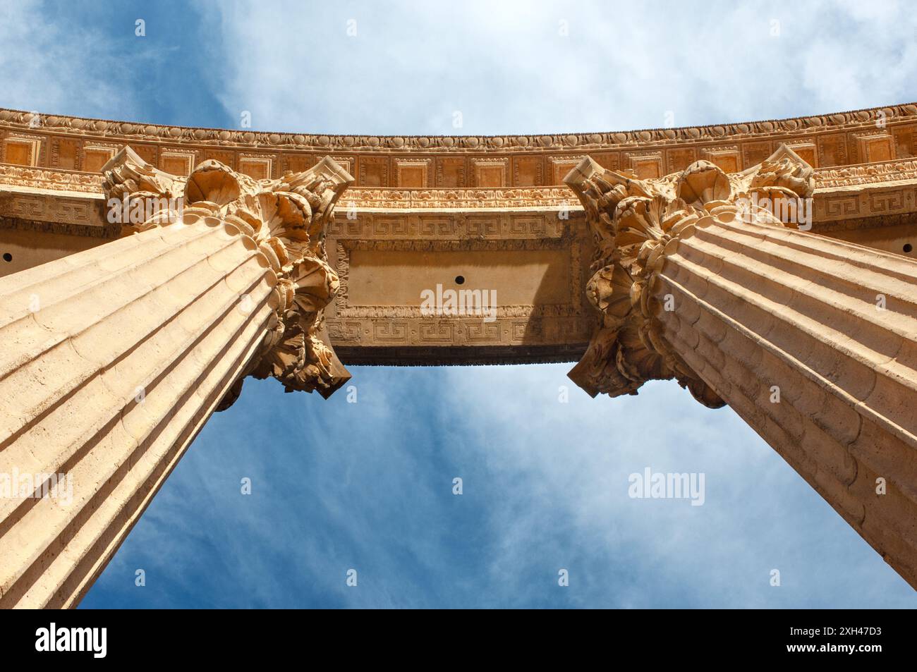 Der Palace of Fine Arts ist ein monumentales Gebäude im Marina District von San Francisco, Kalifornien, das ursprünglich für den Panama-Pa 1915 erbaut wurde Stockfoto