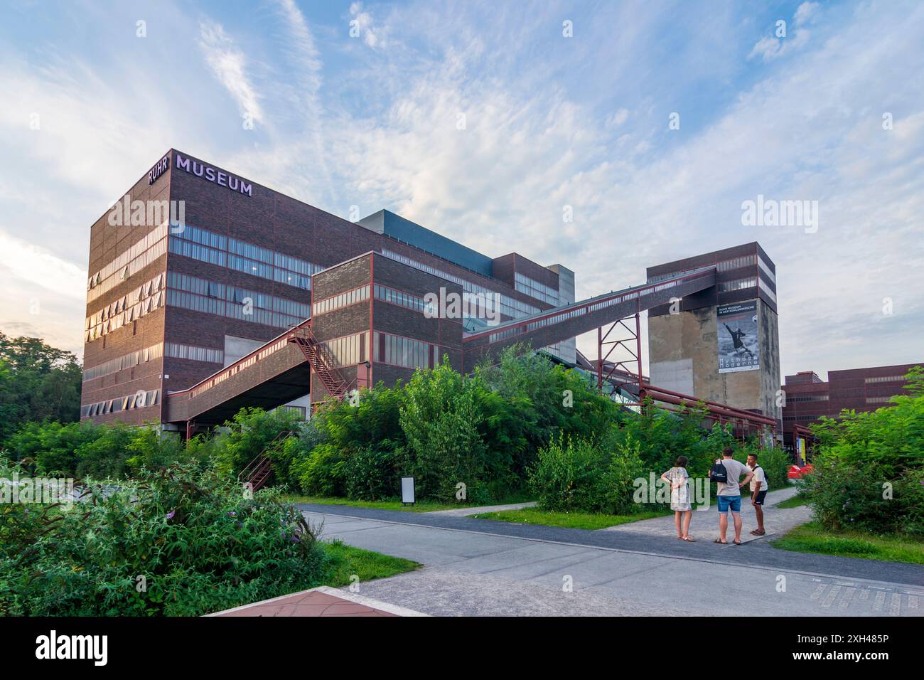 Essen: Zeche Zollverein Kohlebergwerk Industriekomplex, Ruhrmuseum im Ruhrgebiet, Nordrhein-Westfalen, Deutschland Stockfoto