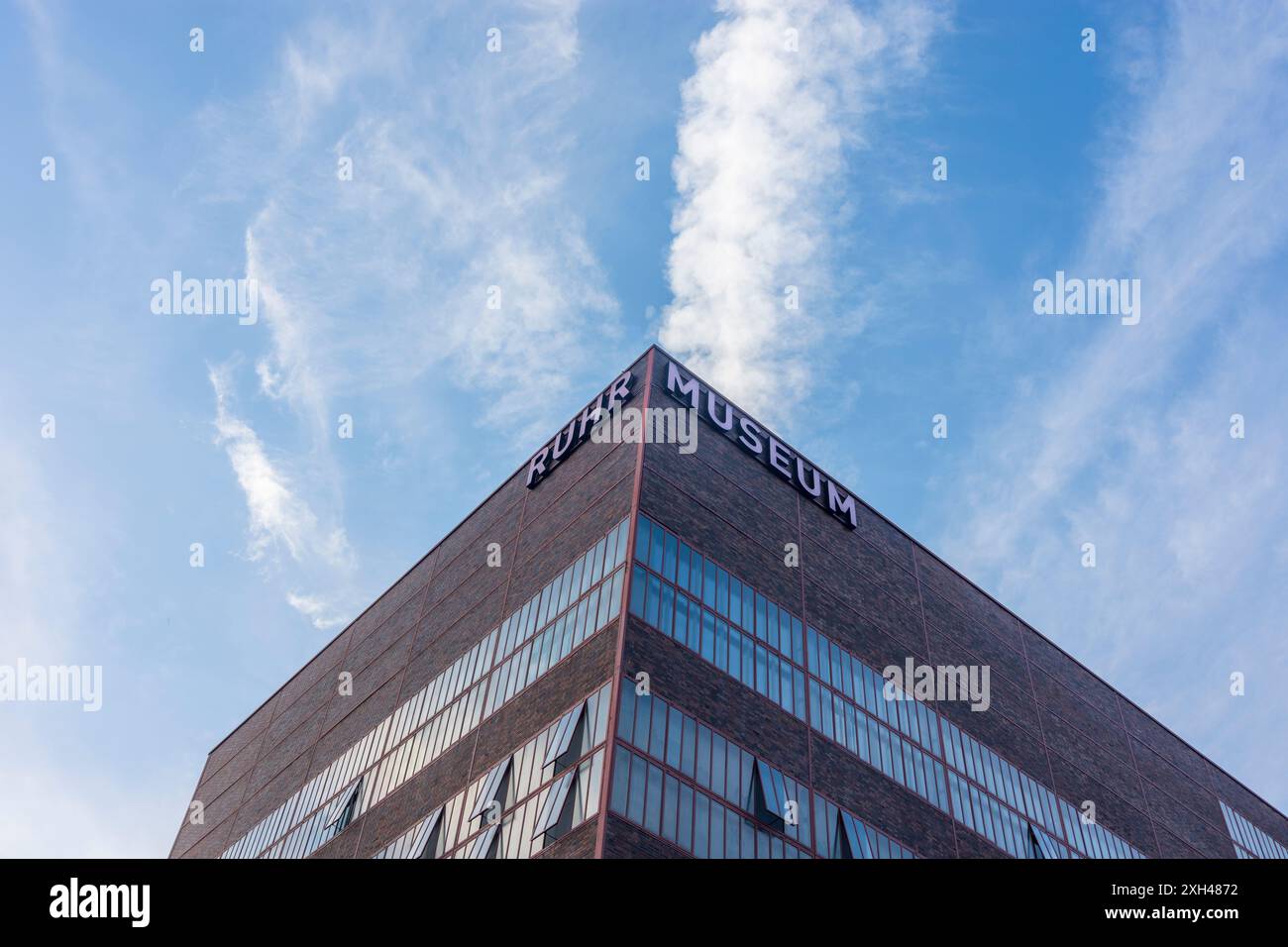 Essen: Zeche Zollverein Kohlebergwerk Industriekomplex, Ruhrmuseum im Ruhrgebiet, Nordrhein-Westfalen, Deutschland Stockfoto