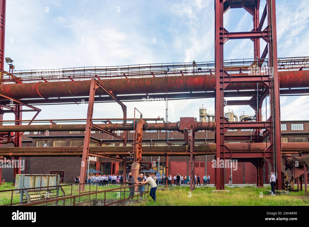 Essen: Zeche Zollverein Kohlebergwerk Industriekomplex, Zollverein Kokerei.Area, große Halle im Ruhrgebiet, Nordrhein-Westfalen, Nordrhein-Westpha Stockfoto