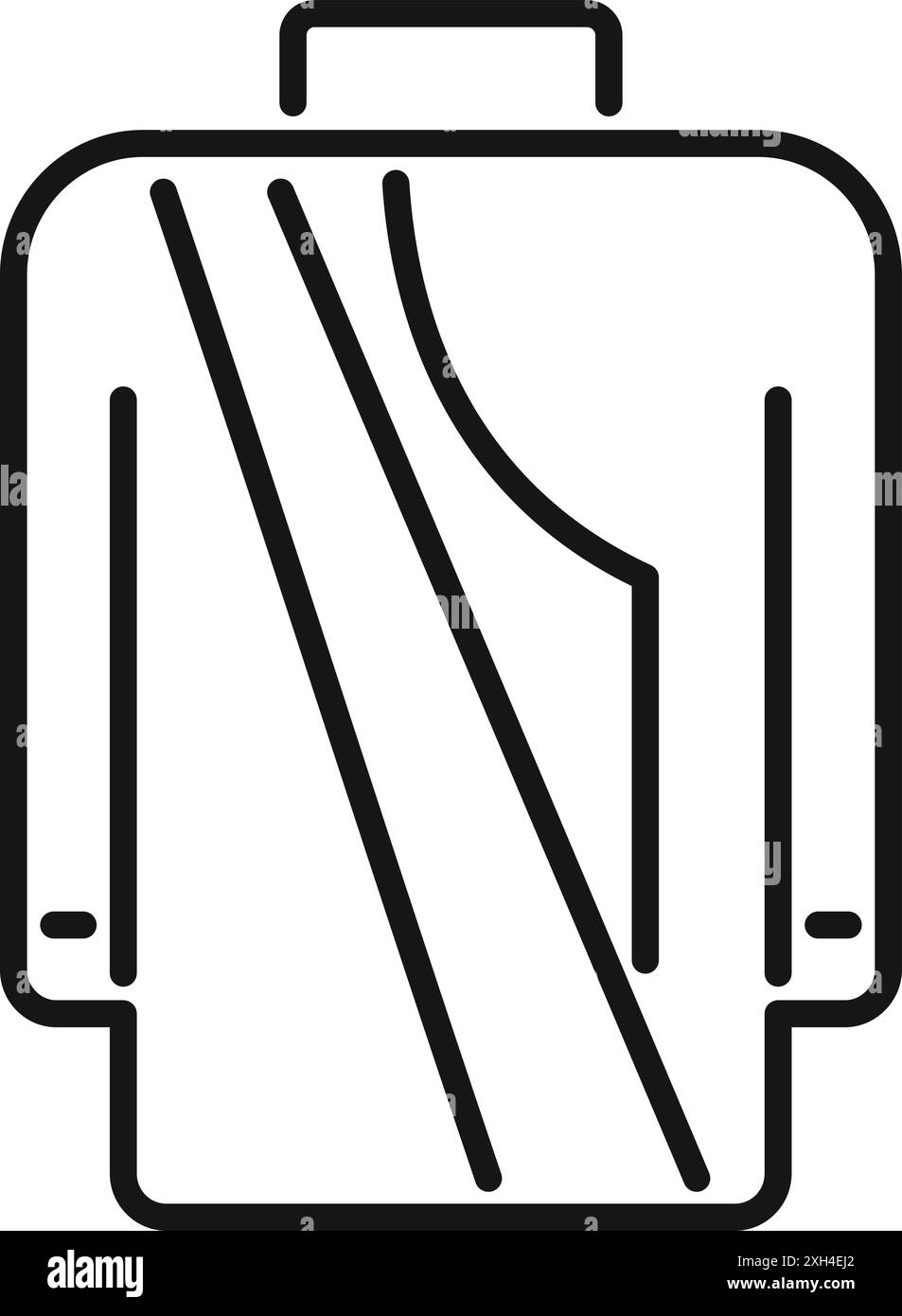 Indische traditionelle Herrenbekleidung Kurta mit Kragen und langen Ärmeln Stock Vektor