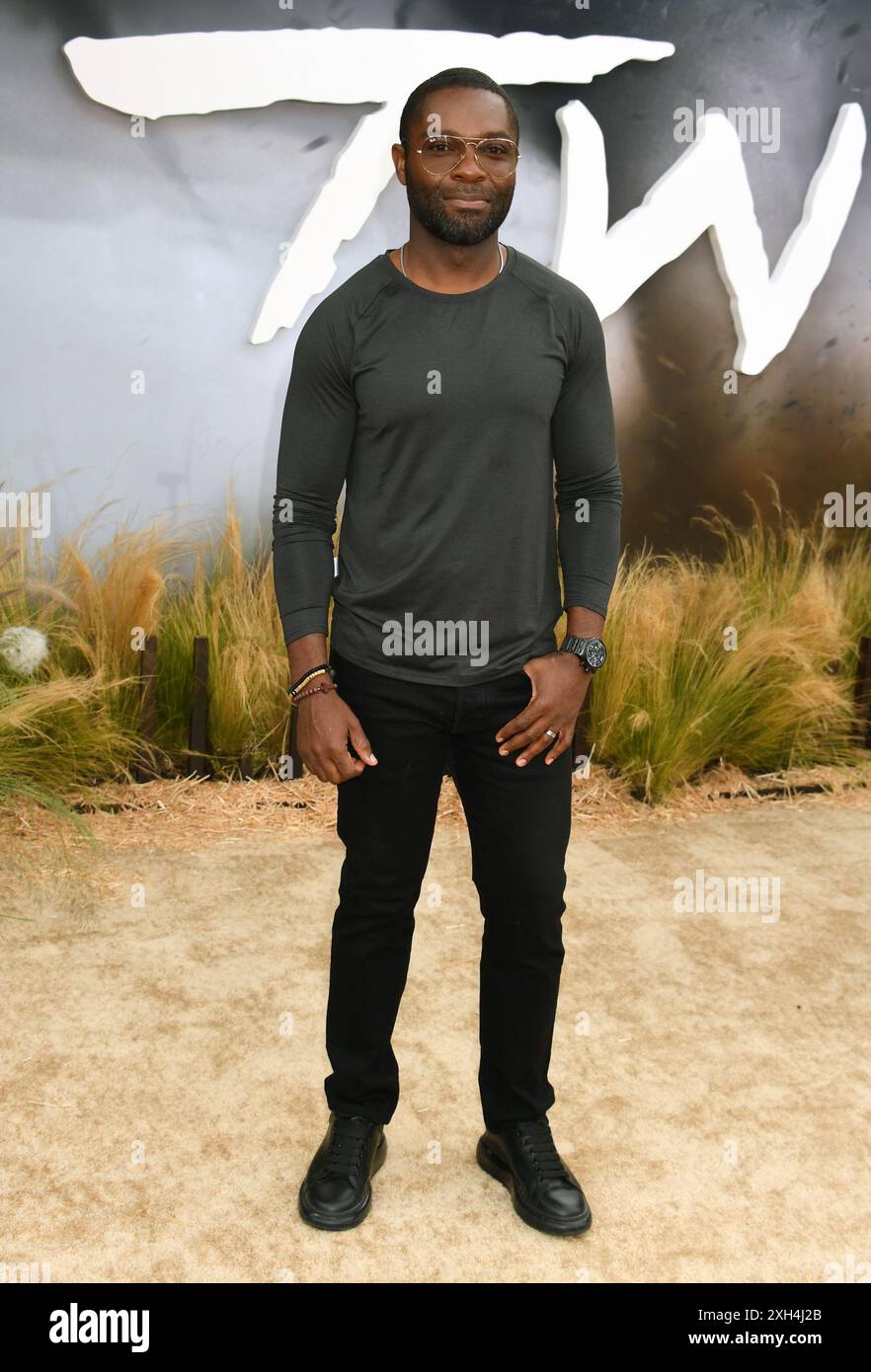 Los Angeles, ca. 11. Juli 2024. David Oyelowo bei der Premiere von Universal Pictures’ Twisters am 11. Juli 2024 in Los Angeles, Kalifornien. Quelle: Jeffery Mayer/Media Punch/Alamy Live News Stockfoto