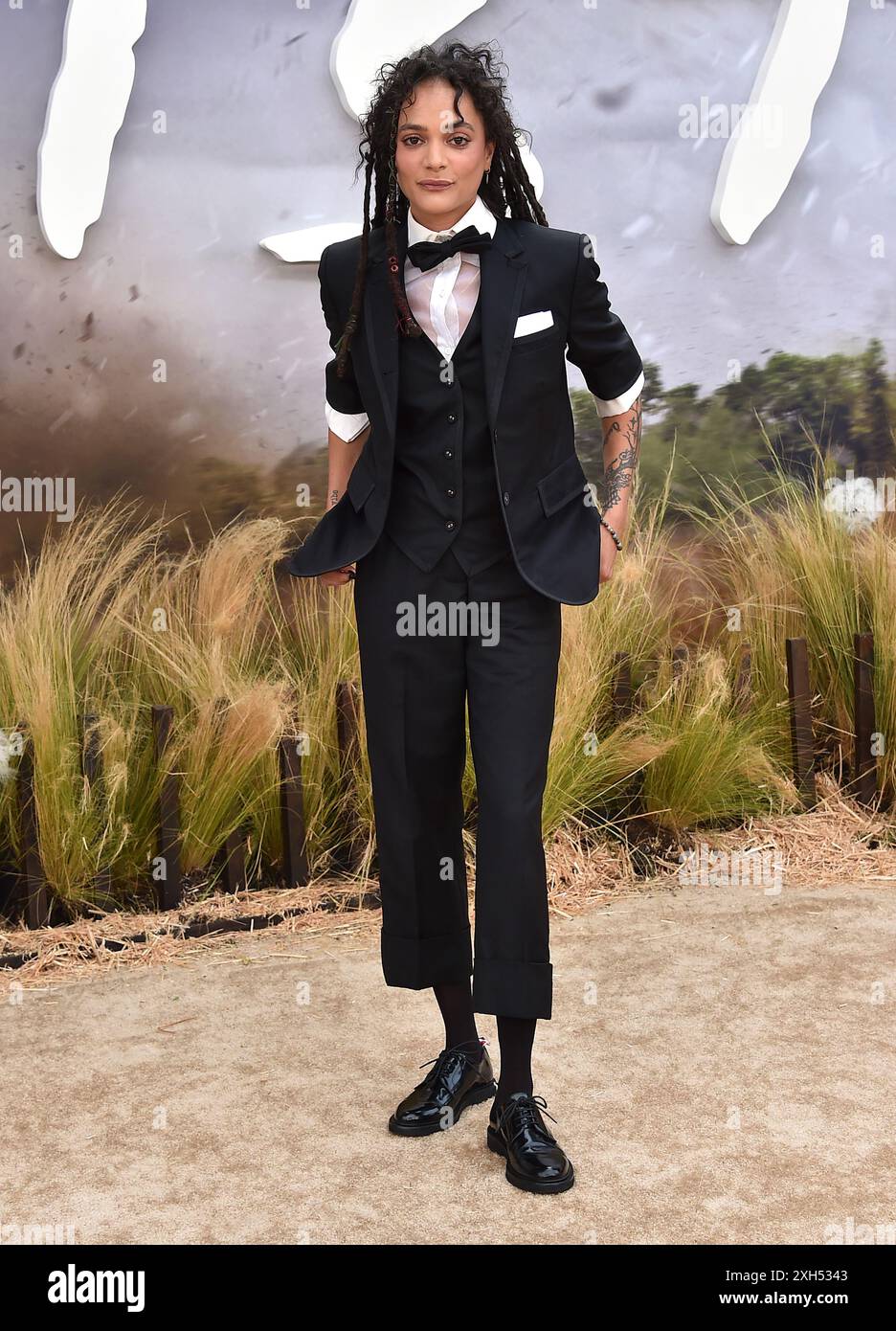 Westwood, USA. Juli 2024. Sasha Lane kam zur Premiere von „Twisters“ in Los Angeles am 11. Juli 2024 im Regency Village Theatre in Westwood, Kalifornien © Lisa OConnor/AFF-USA.com Credit: AFF/Alamy Live News Stockfoto