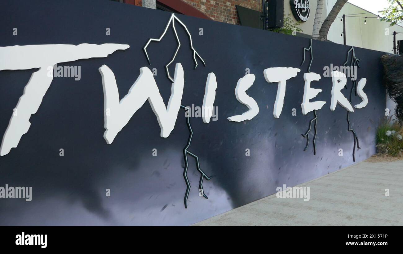 Los Angeles, Kalifornien, USA 11. Juli 2024 Universal Pictures präsentiert die Premiere von Twisters im Regency Village Theatre am 11. Juli 2024 in Los Angeles, Kalifornien, USA. Foto: Barry King/Alamy Live News Stockfoto
