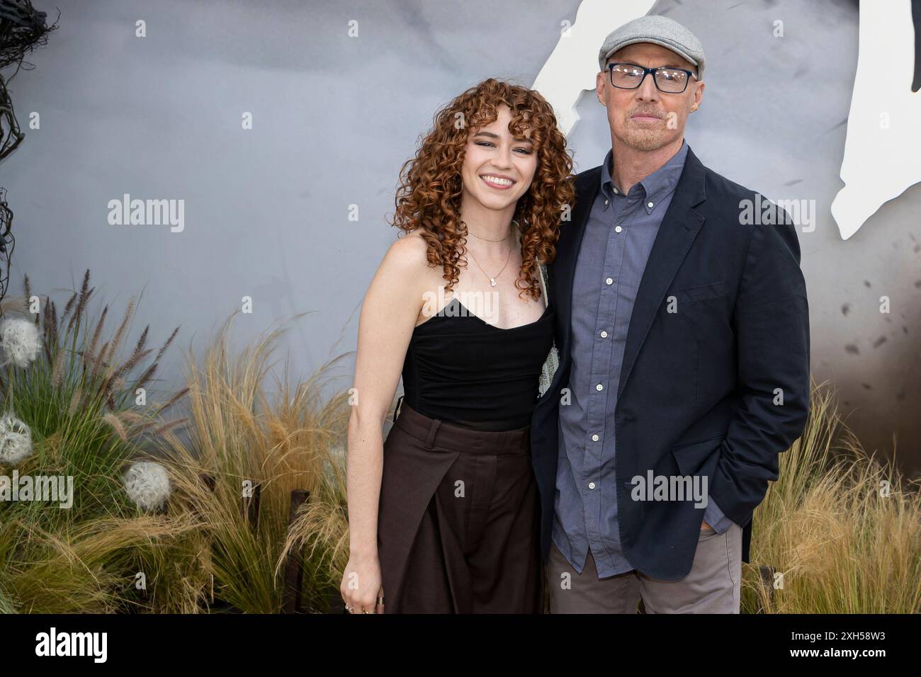 Los Angeles, USA. Juli 2024. Lily Smith und Mark L. Smith nehmen am 11. Juli 2024 an der Premiere von Universal Pictures von TWISTERS im Regency Village Theatre in Los Angeles Teil. (Foto: Corine Solberg/SIPA USA) Credit: SIPA USA/Alamy Live News Stockfoto