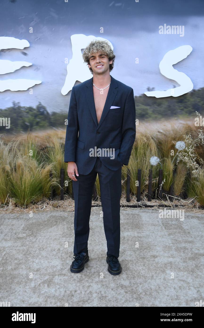 Los Angeles, Kalifornien, USA 11. Juli 2024 Jake Clark besucht Universal Pictures präsentiert die Premiere von Twisters im Regency Village Theatre am 11. Juli 2024 in Los Angeles, Kalifornien, USA. Foto: Barry King/Alamy Live News Stockfoto