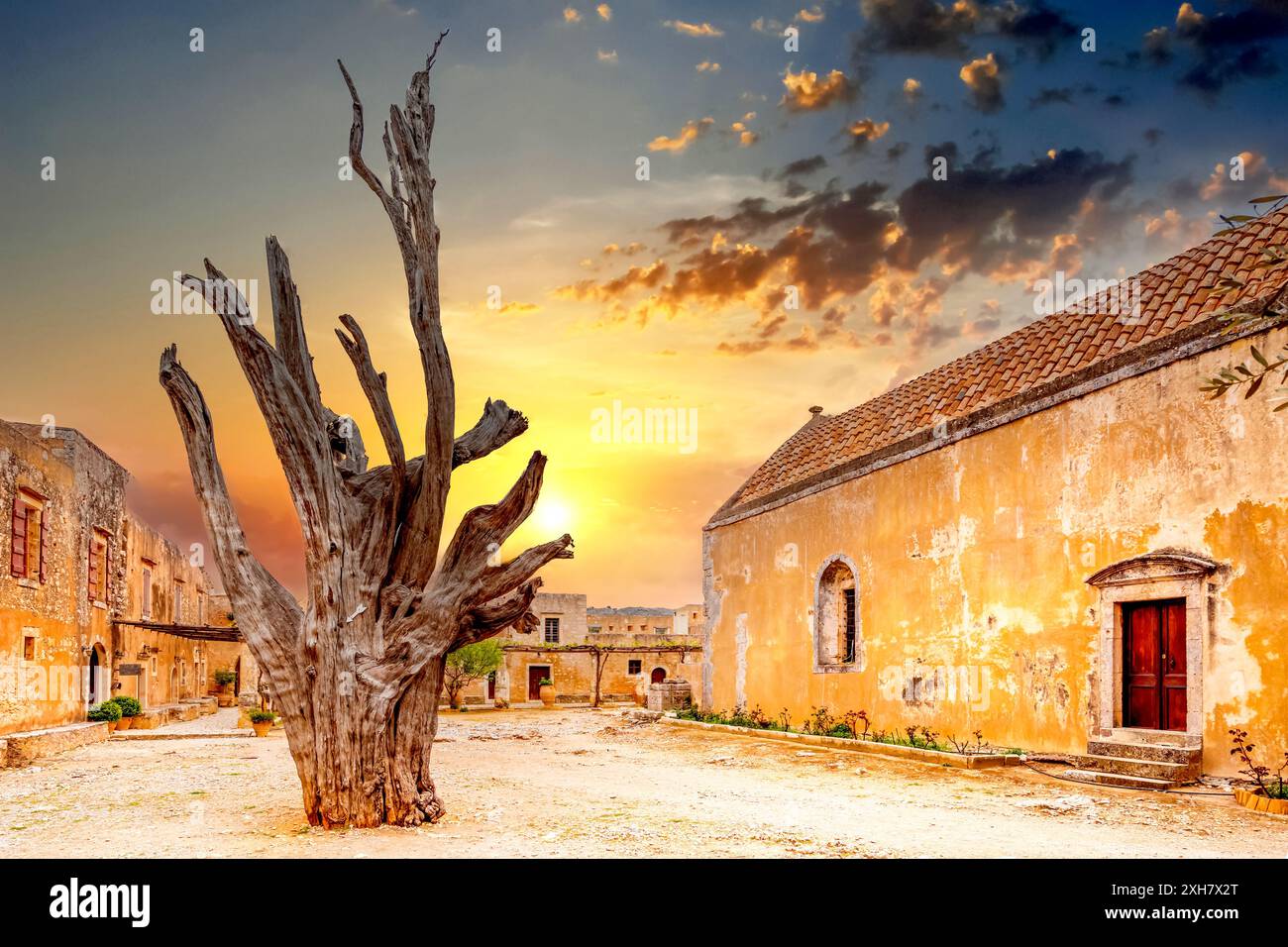 Abtei Arkadi, Insel Kreta, Griechenland Stockfoto