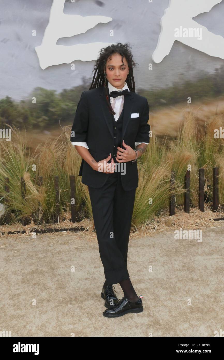 Los Angeles, USA. Juli 2024. Sasha Lane bei 'Twisters' Premiere im Regency Village Theatre, Los Angeles, CA, 11. Juli 2024. Foto: Joseph Martinez/PictureLux Credit: PictureLux/The Hollywood Archive/Alamy Live News Stockfoto
