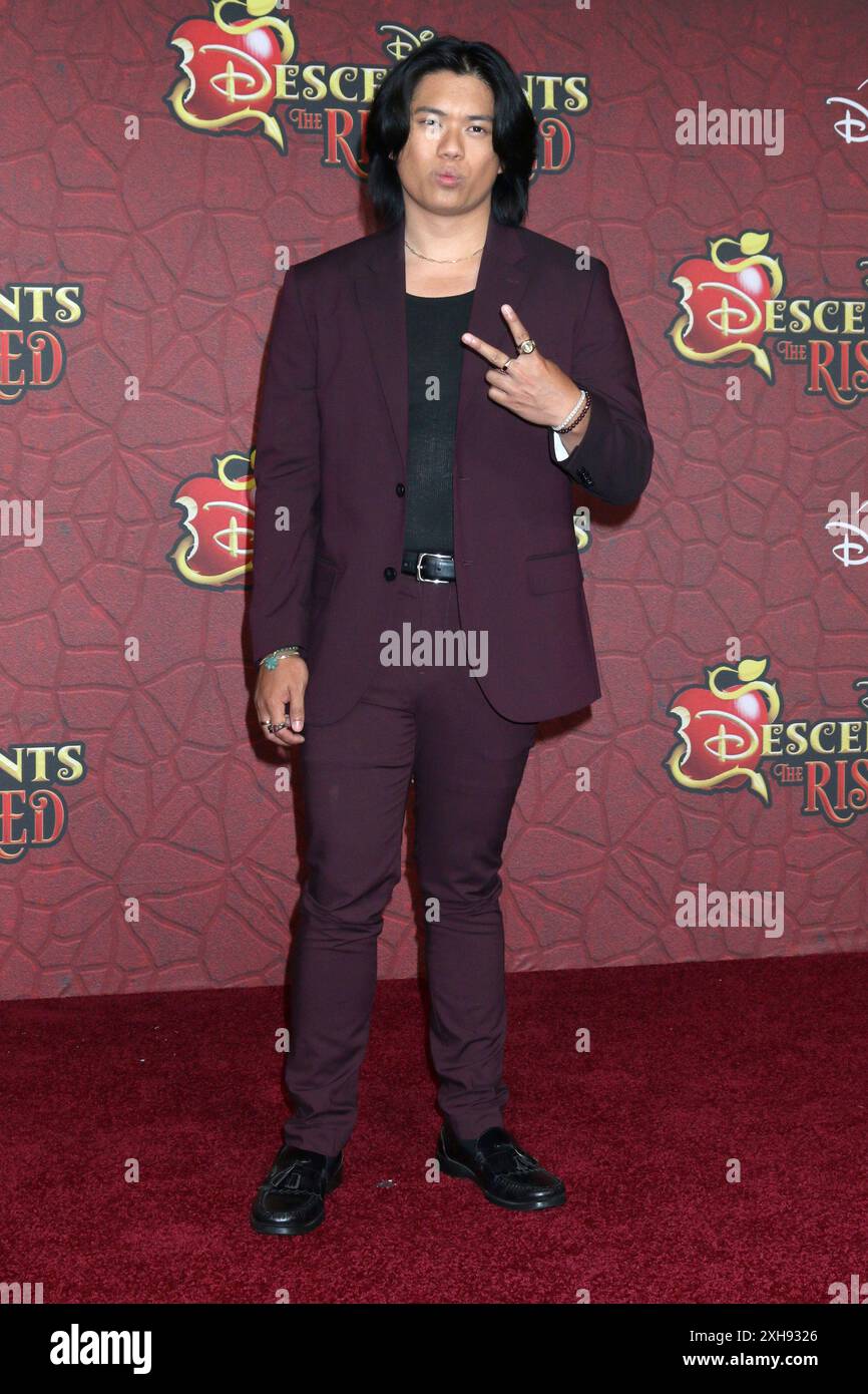 Burbank, USA. Juli 2024. LOS ANGELES – 10. JUL: Tristan Padil at the Descendants: The Rise of Red World Premiere in den Walt Disney Studios am 10. Juli 2024 in Burbank, KALIFORNIEN (Foto: Katrina Jordan/SIPA USA) Credit: SIPA USA/Alamy Live News Stockfoto