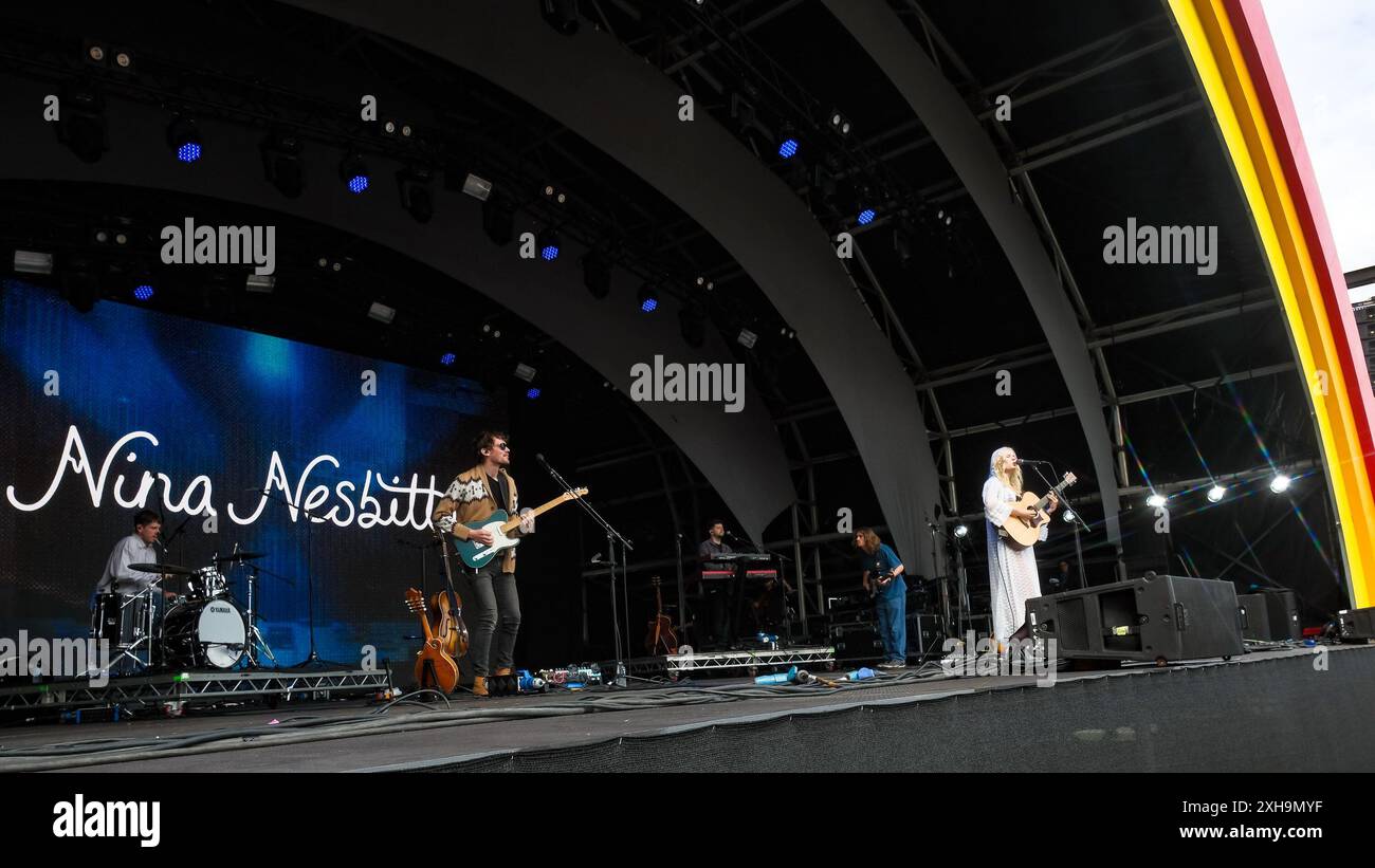 London, Großbritannien. Juli 2024. Nina Nesbitt tritt im BST Hyde Park auf. Foto von Julie Edwards./Alamy Live News Stockfoto