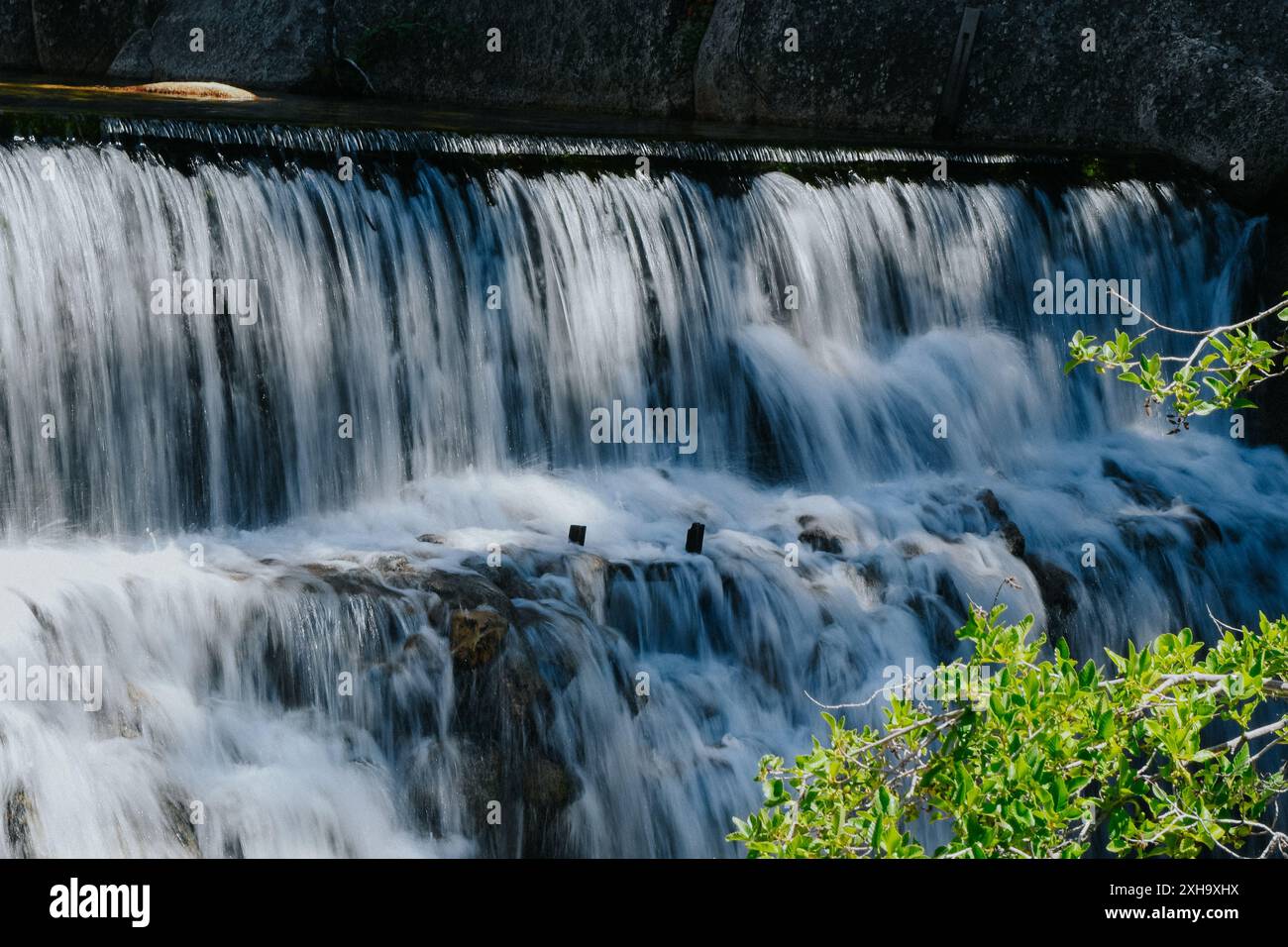 Sierra National Forest Wasserfall Stockfoto