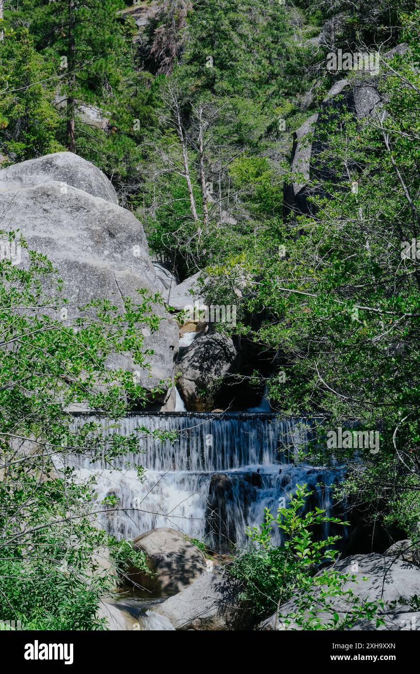 Sierra National Forest Wasserfall Stockfoto