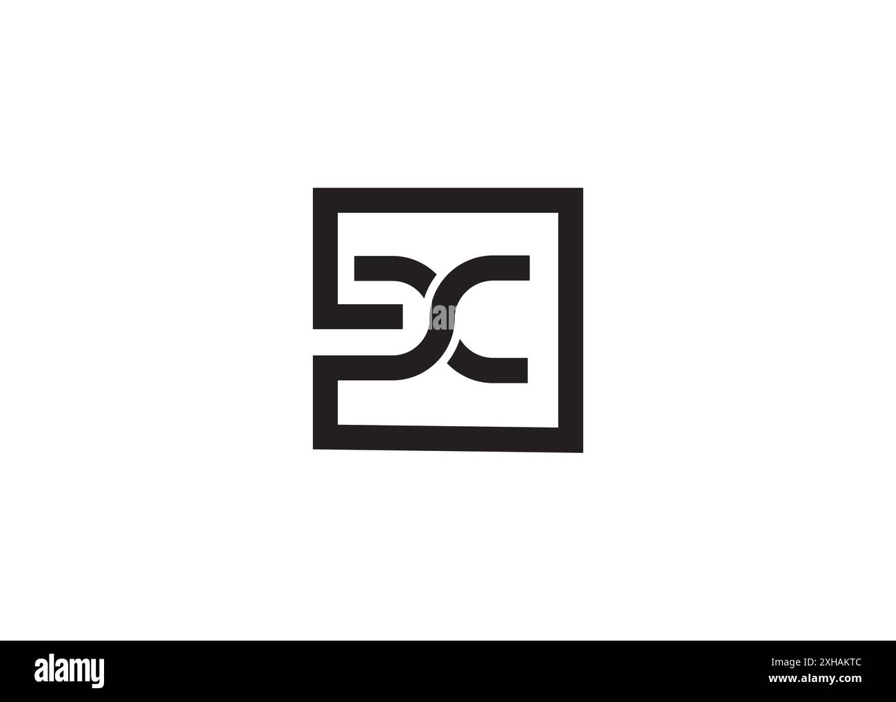 Minimales und professionelles L P C-Logo-Design Stock Vektor