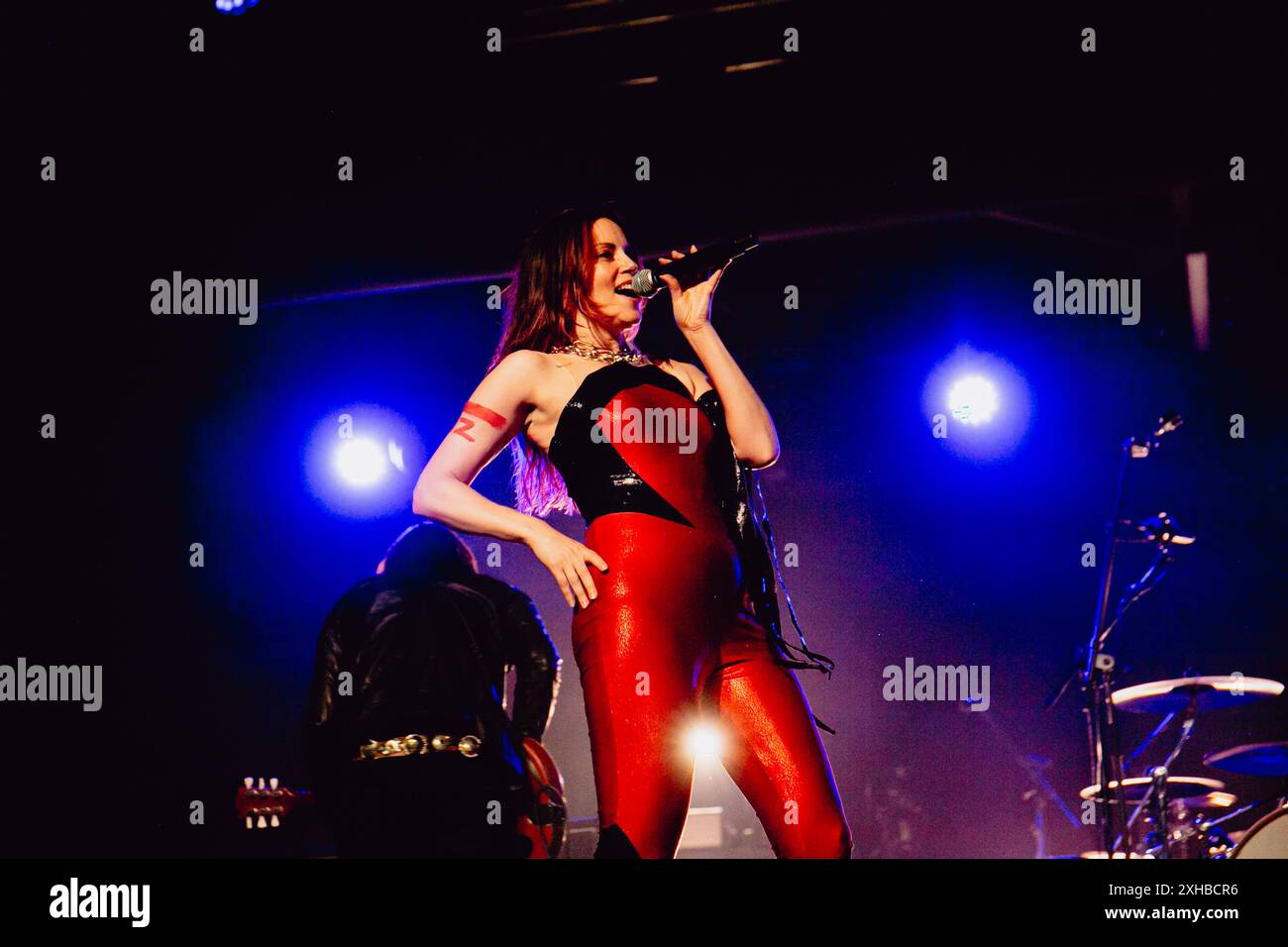 Die us-amerikanische Band The Last International tritt live in Turin auf und eröffnet für Tom Morello Stockfoto