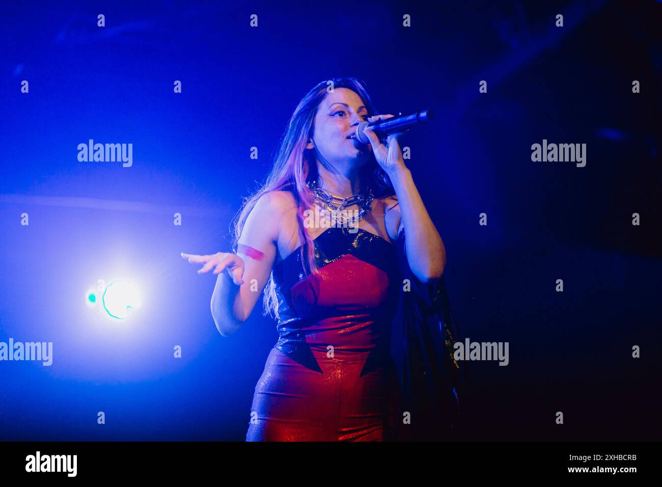 Die us-amerikanische Band The Last International tritt live in Turin auf und eröffnet für Tom Morello Stockfoto