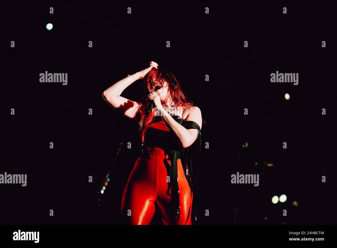 Die us-amerikanische Band The Last International tritt live in Turin auf und eröffnet für Tom Morello Stockfoto