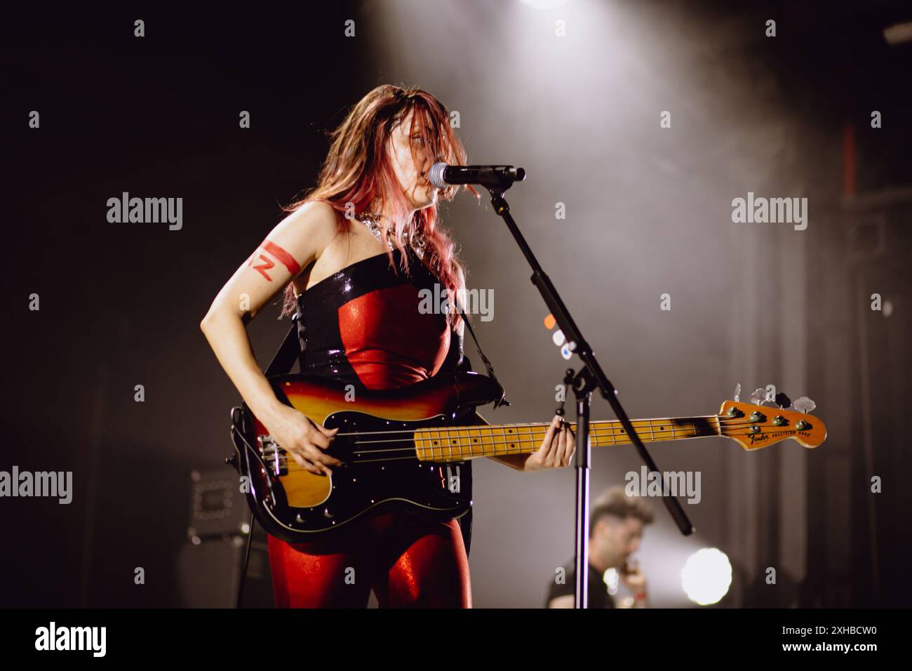 Die us-amerikanische Band The Last International tritt live in Turin auf und eröffnet für Tom Morello Stockfoto