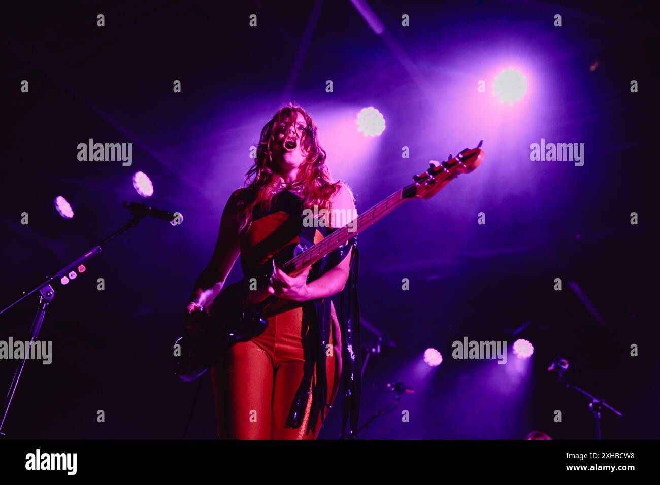 Die us-amerikanische Band The Last International tritt live in Turin auf und eröffnet für Tom Morello Stockfoto