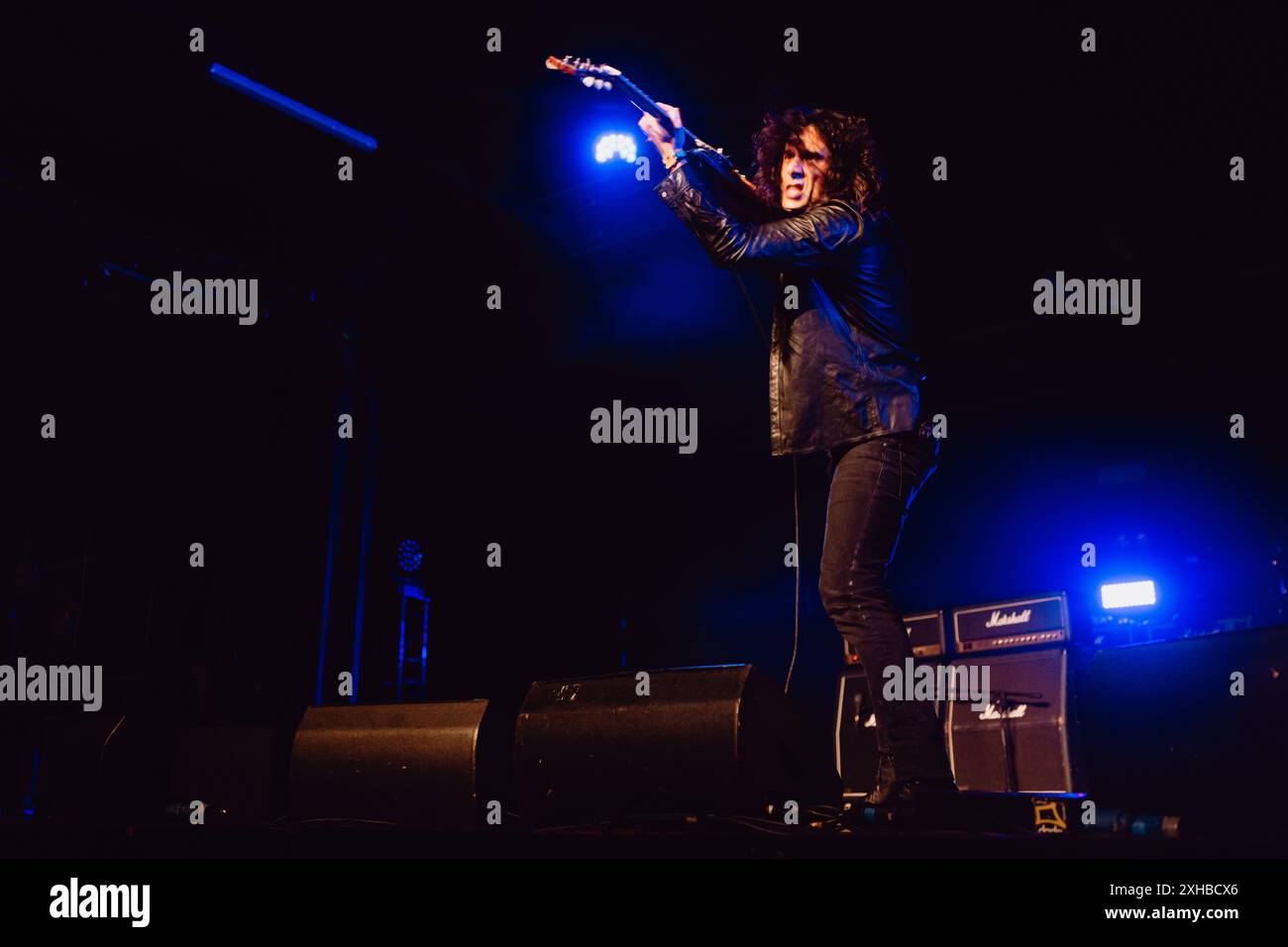 Die us-amerikanische Band The Last International tritt live in Turin auf und eröffnet für Tom Morello Stockfoto