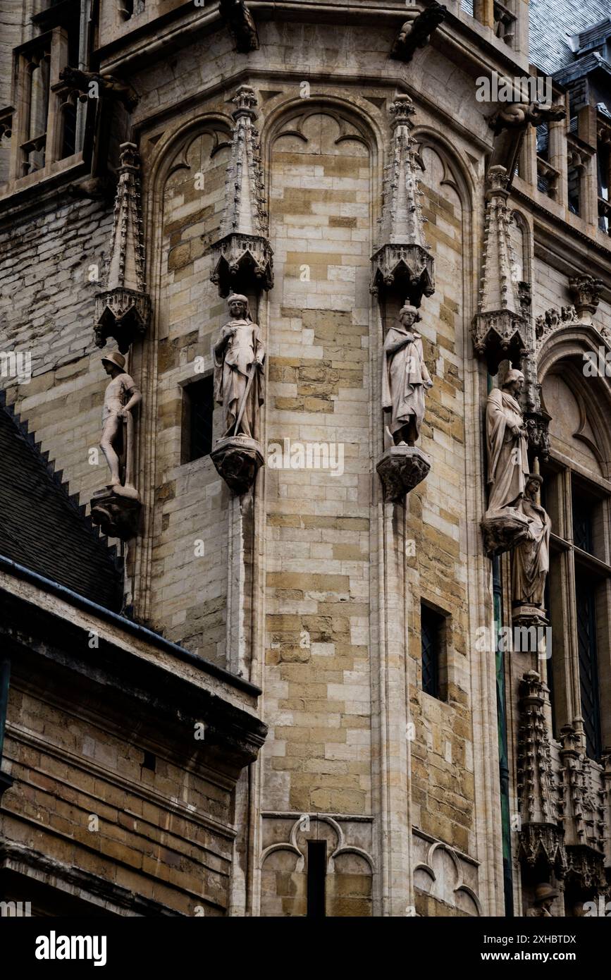 Rathaus in Brüssel, Belgien. Stockfoto