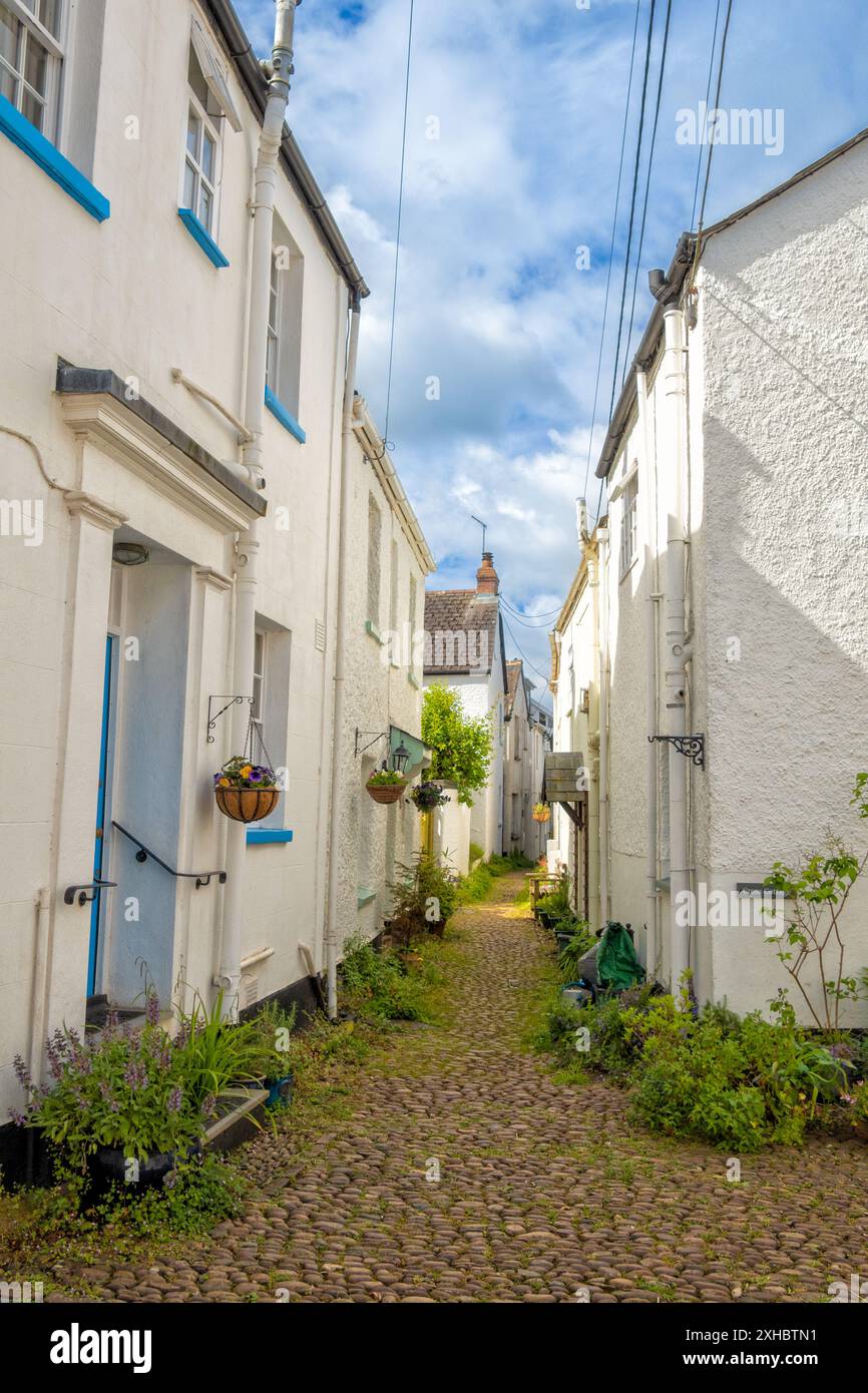 Das Dorf Lympstone am Fluss exe in Devon, Großbritannien Stockfoto