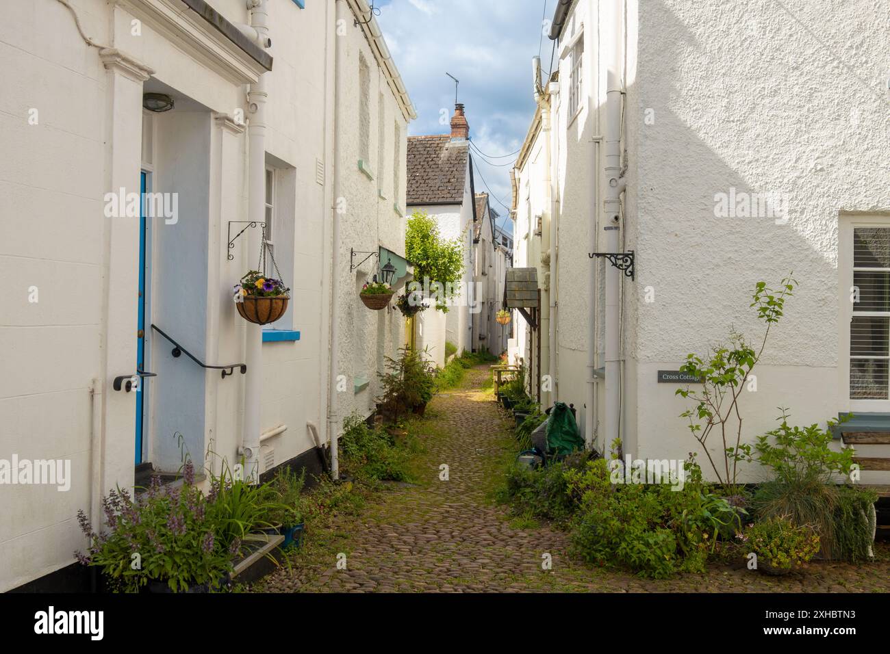Das Dorf Lympstone am Fluss exe in Devon, Großbritannien Stockfoto