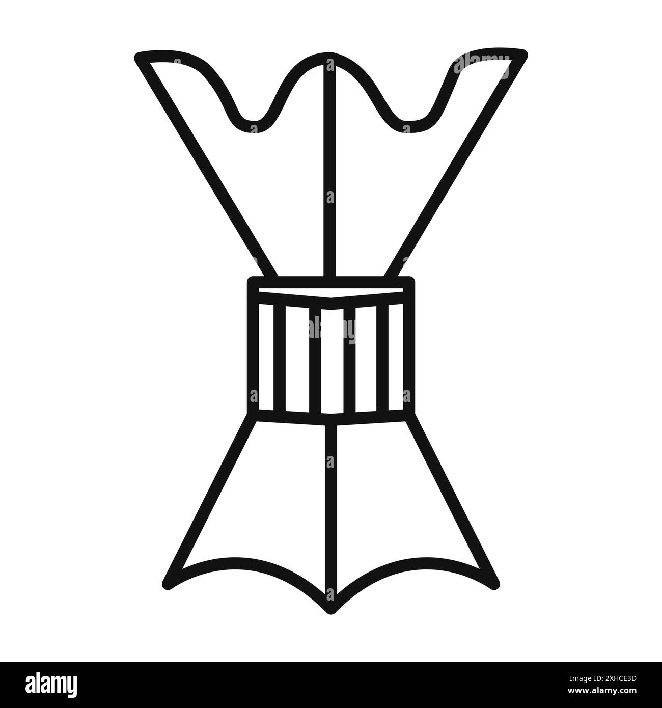 Islamische Weihrauchsymbol-Symbol Vektor-Symbol oder Schild Set Sammlung in schwarz-weiß-Umriss Stock Vektor