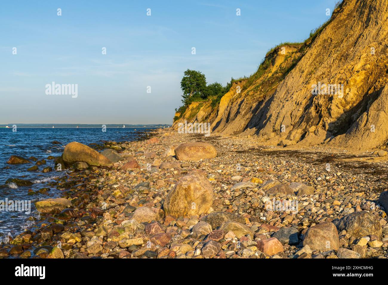 Die Ostseeküste und die Klippen von Brodten, Schleswig-Holstein, Deutschland Stockfoto