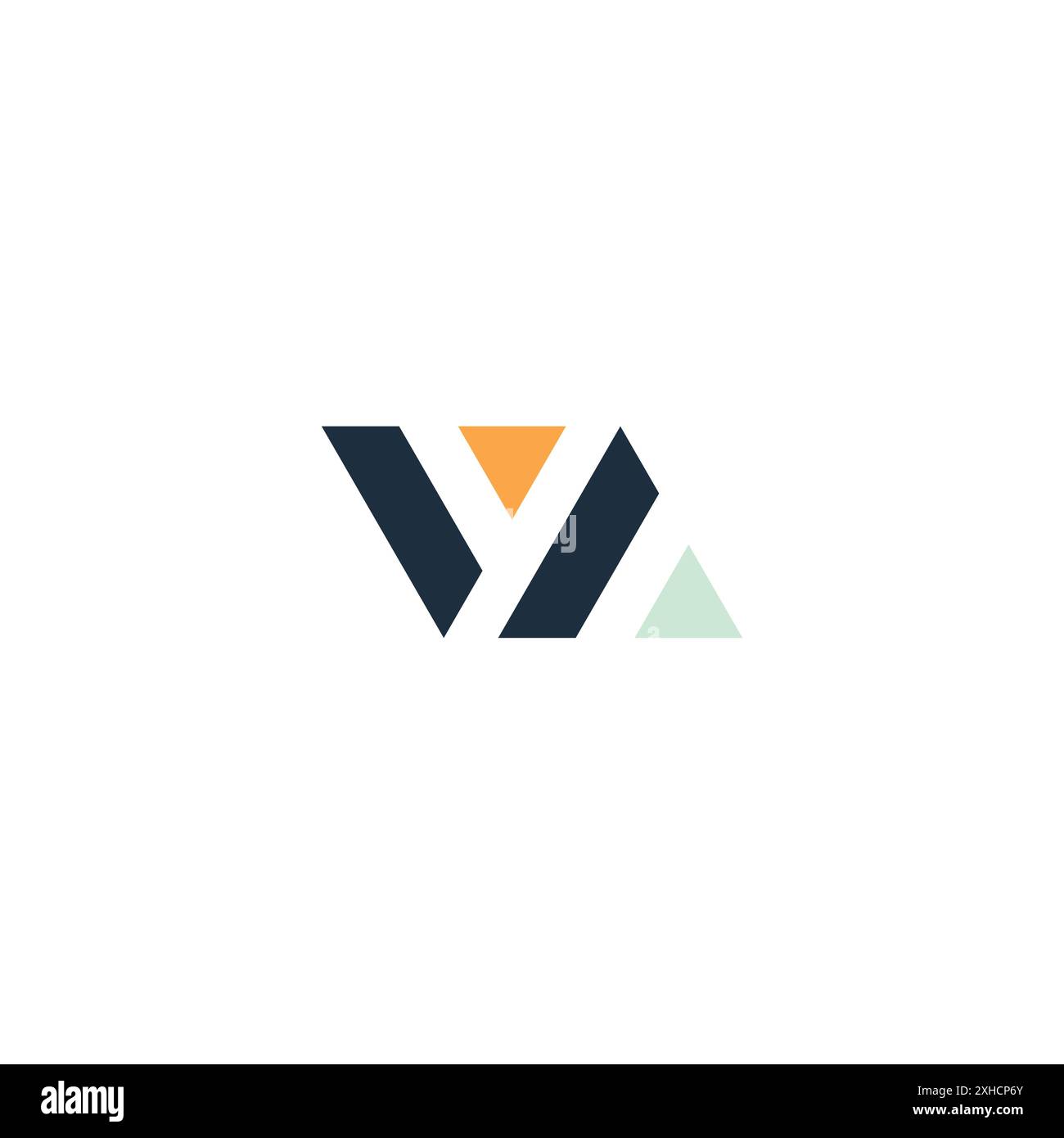VA Logo Design Vektor. Symbol für Buchstabe VA Stock Vektor