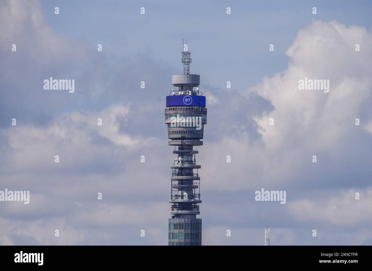 London, Großbritannien. Juli 2024. Allgemeine Ansicht des BT Tower. Quelle: Vuk Valcic/Alamy Stockfoto