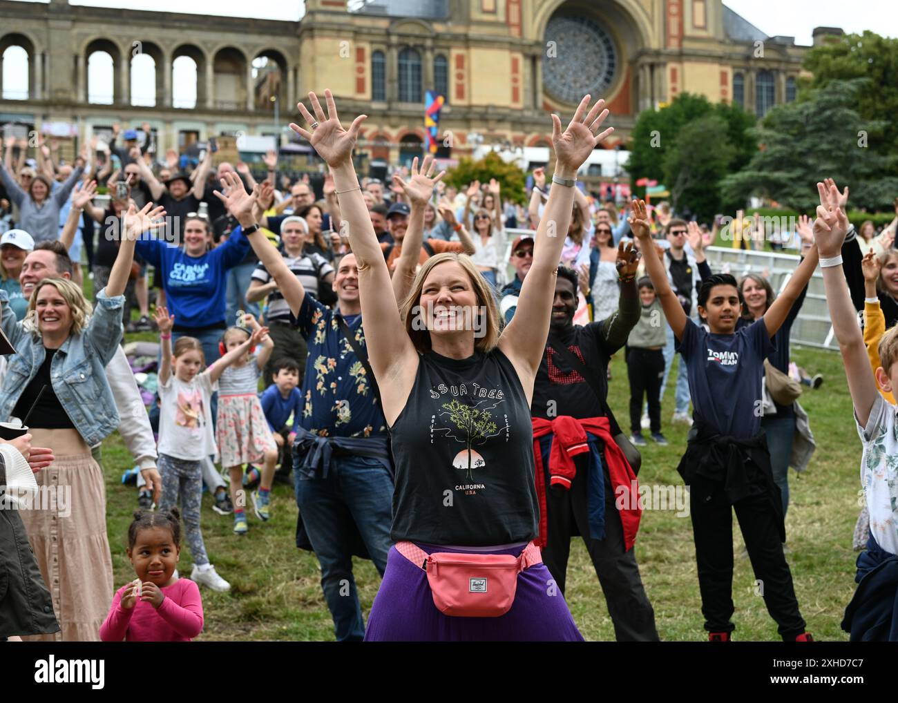 LONDON, ENGLAND - 13. JULI 2024: Kaleidoscope Festival 2024 im Alexandra Palace Park am 13. Juli 2024 in London, England. (Quelle: Siehe Li/Picture Capital/Alamy Live News Stockfoto