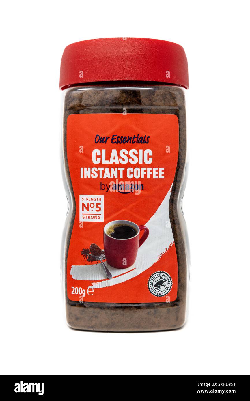 Amazon Classic Instant Coffee. Stockfoto