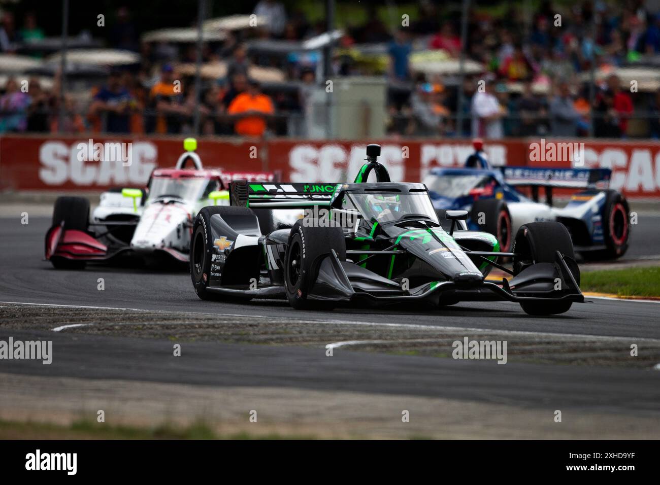 Elkhart Lake, Wi, USA. Juni 2024. NOLAN SIEGEL (R) (78) aus Palo Alto, Kalifornien, fährt während des XPEL Grand Prix auf der Road America in Elkhart Lake WI auf der Strecke. (Kreditbild: © Walter G. Arce Sr./ASP via ZUMA Press Wire) NUR REDAKTIONELLE VERWENDUNG! Nicht für kommerzielle ZWECKE! Stockfoto