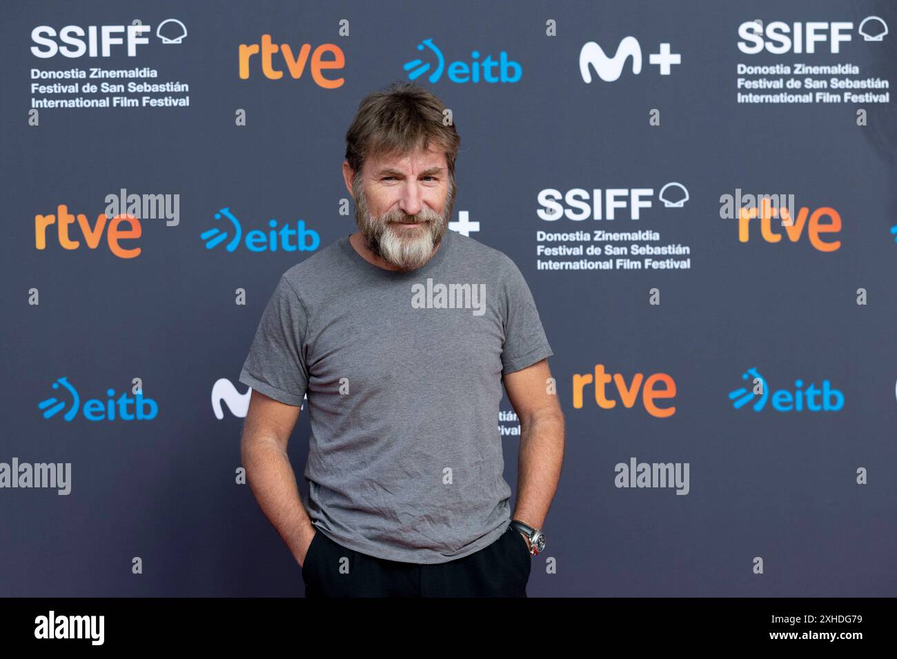 Madrid, Spanien. Juli 2024. Antonio de la Torre besucht das „San Sebastian Film Festival 2024“ an der Academia de Cine in Madrid. (Foto: Nacho Lopez/SOPA Images/SIPA USA) Credit: SIPA USA/Alamy Live News Stockfoto