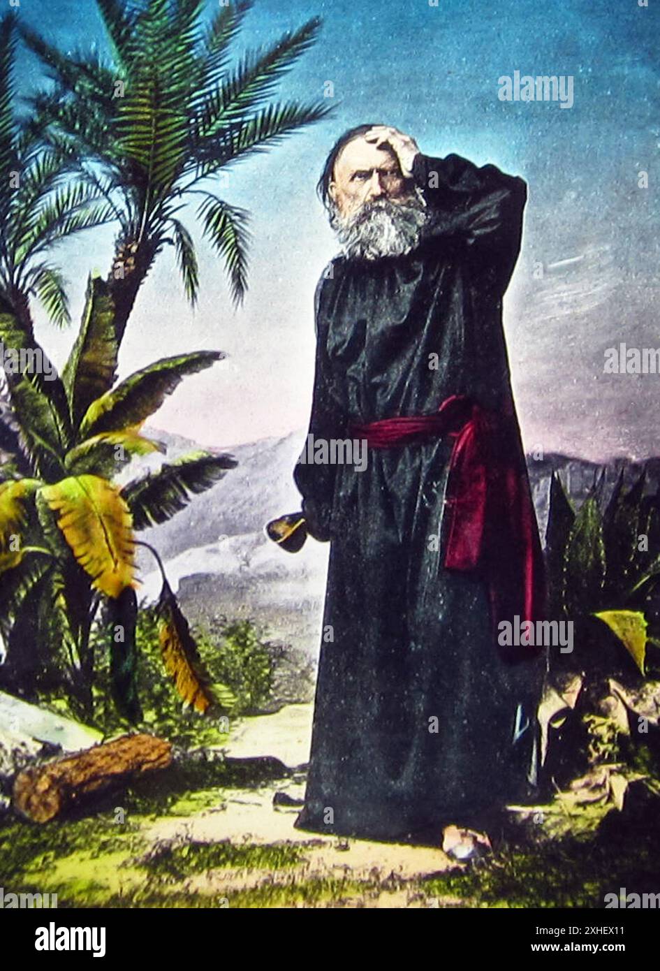 Judas, Oberammergau Passionsspiel 1871 Stockfoto