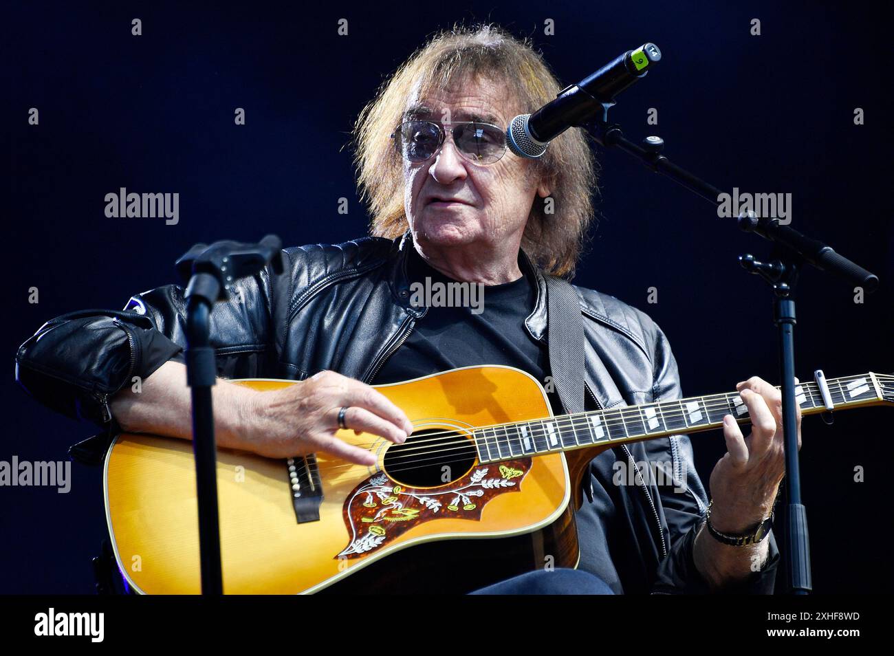 Maschine Dieter Birr live beim Berliner Rundfunk Open Air 2024 auf der Parkbühne Wuhlheide. Berlin, 13.07.2024 Stockfoto