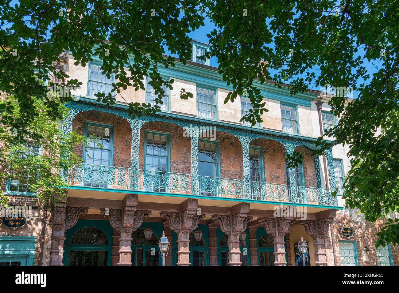 Dock Street Theater, Charleston South Carolina USA Stockfoto