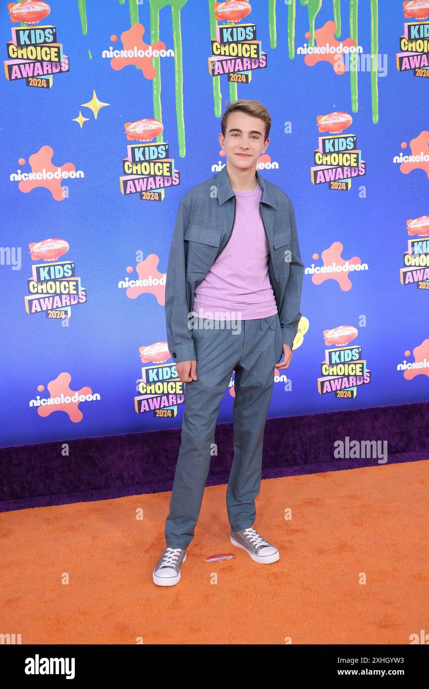 Santa Monica, USA. Juli 2024. Wolfgang Schaeffer nimmt am 13. Juli 2024 an den Nickelodeon Kids' Choice Awards 2024 im Barker Hangar in Santa Monica, Kalifornien, Teil. Foto: Crash/imageSPACE Credit: Imagespace/Alamy Live News Stockfoto
