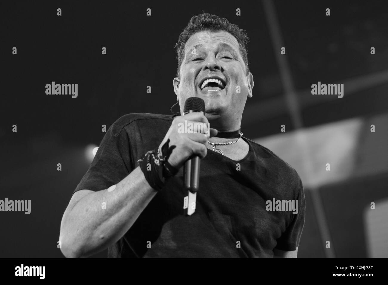 Madrid, Spanien. Juli 2024. Sänger Carlos Vives während seines Auftritts im Wizcenter am 10. Juli 2024 in Madrid Spanien Credit: SIPA USA/Alamy Live News Stockfoto