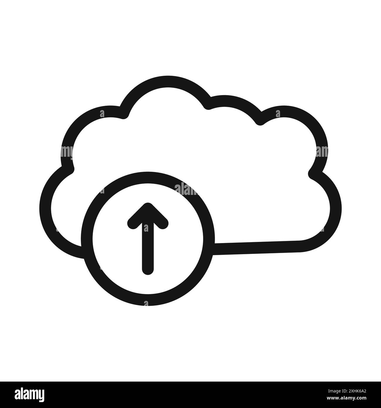 Cloud-Upload-Symbol Vektor-Logo-Set-Sammlung oder Bundle Pack-Gruppe Stock Vektor