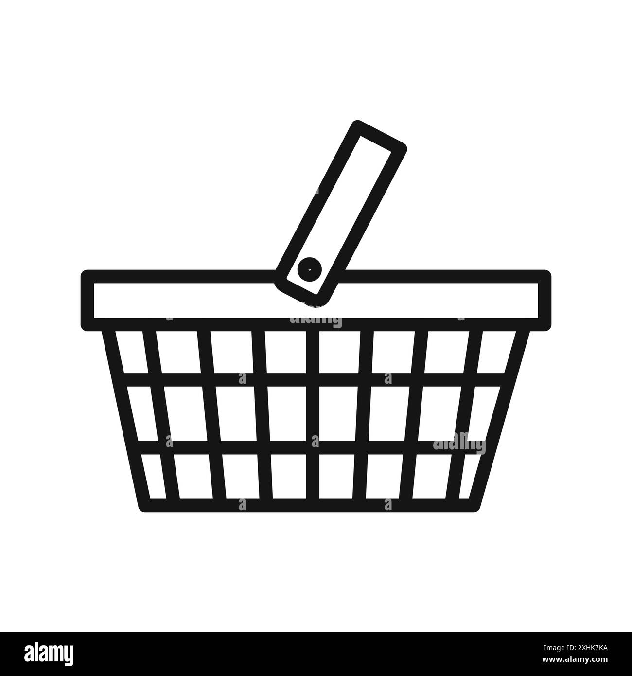 Warenkorb-Symbol Vektor-Logo-Set-Kollektion oder Bundle-Pack-Gruppe Stock Vektor
