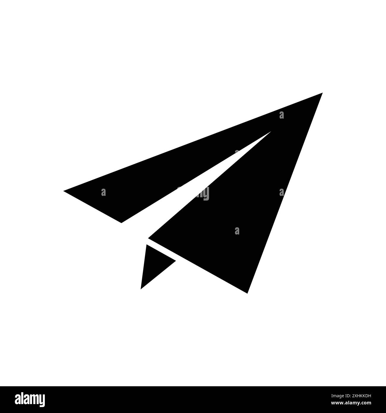 Papierebene Symbol Vektor-Designvorlage in weißem Hintergrund Stock Vektor